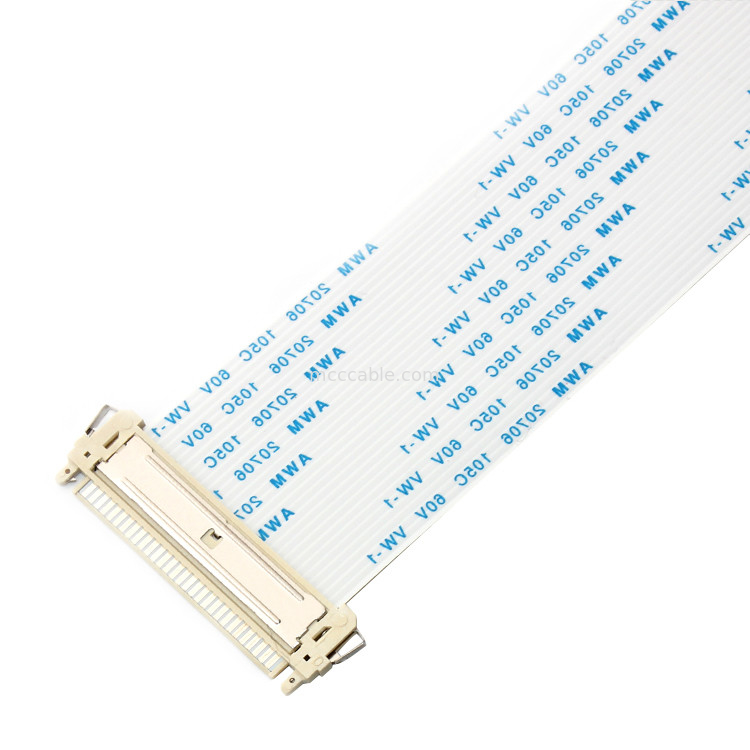 FI X30HL FFC FPC Cable, LVDS FFC Cable JAE Untuk Layar Monitor LCD
