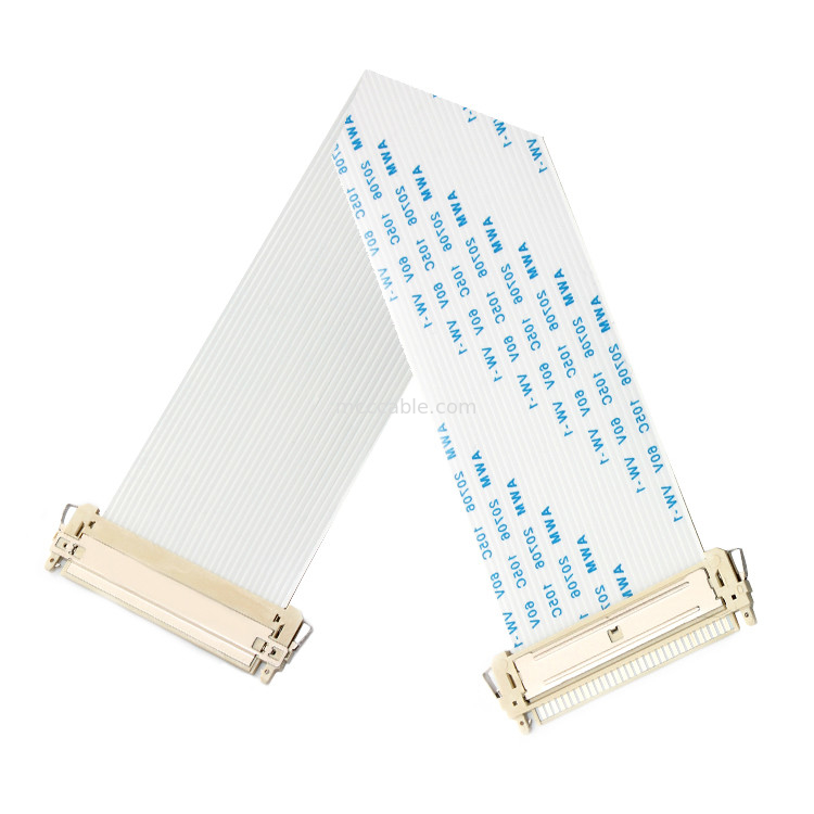 FI X30HL FFC FPC Cable, LVDS FFC Cable JAE Untuk Layar Monitor LCD