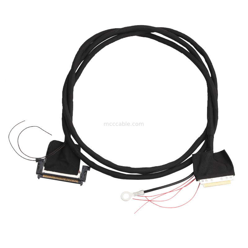32AWG Kabel LVDS 40 Pin 88441-40 hingga 50 Pin JAE F1-RE51HL