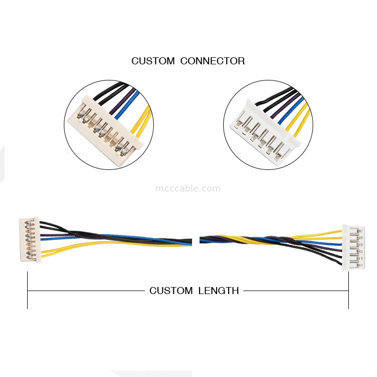 Jam 9 Pin Wire Harness Assembly Df14-9s-1.25c Ke Jst 6 Pin Phr-6 26awg