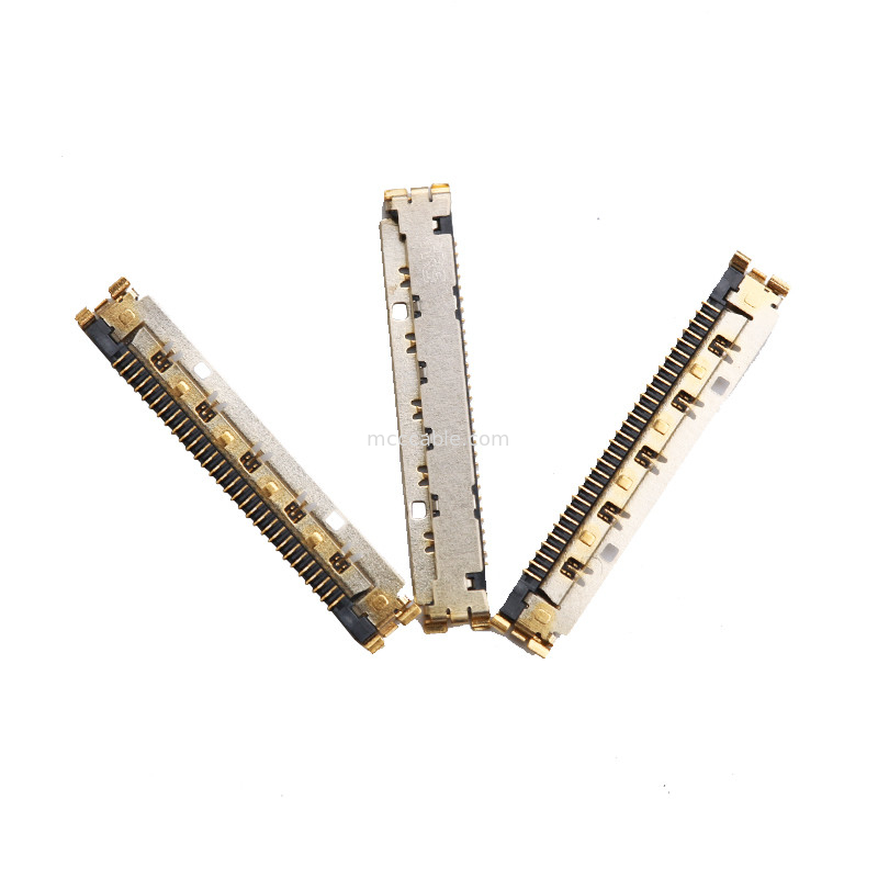 Jam 30 Pin Df81 Konektor Koaksial Mikro 0.4mm Pitch DF81-30S-0.4H