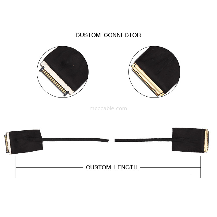 30 Pin 0.5mm Pitch LVDS EDP Kabel 20453-230t-03 Untuk Kel Usl20-30s