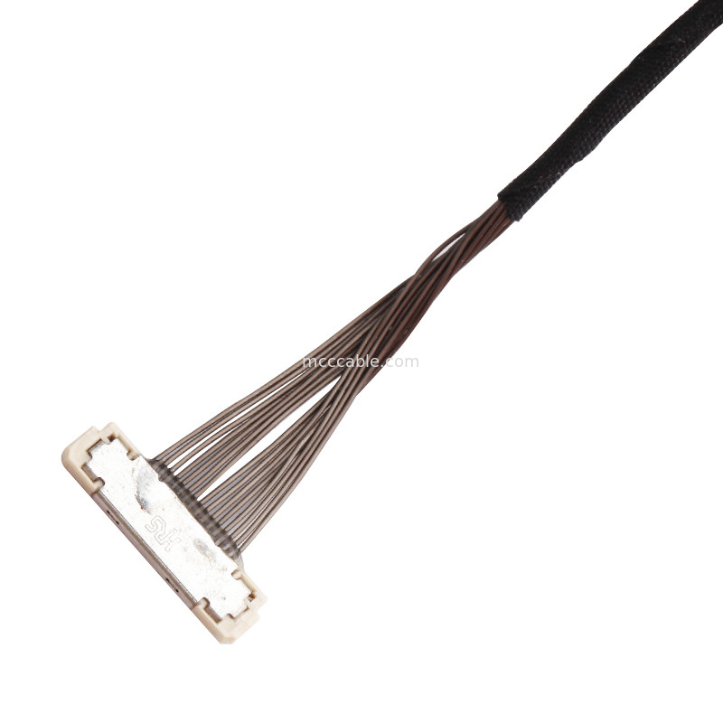 Kustom DF36C-15P-0.4SD Ke DC-2813C Wire Harness Kabel EDP LVDS Untuk Kamera Gimbal