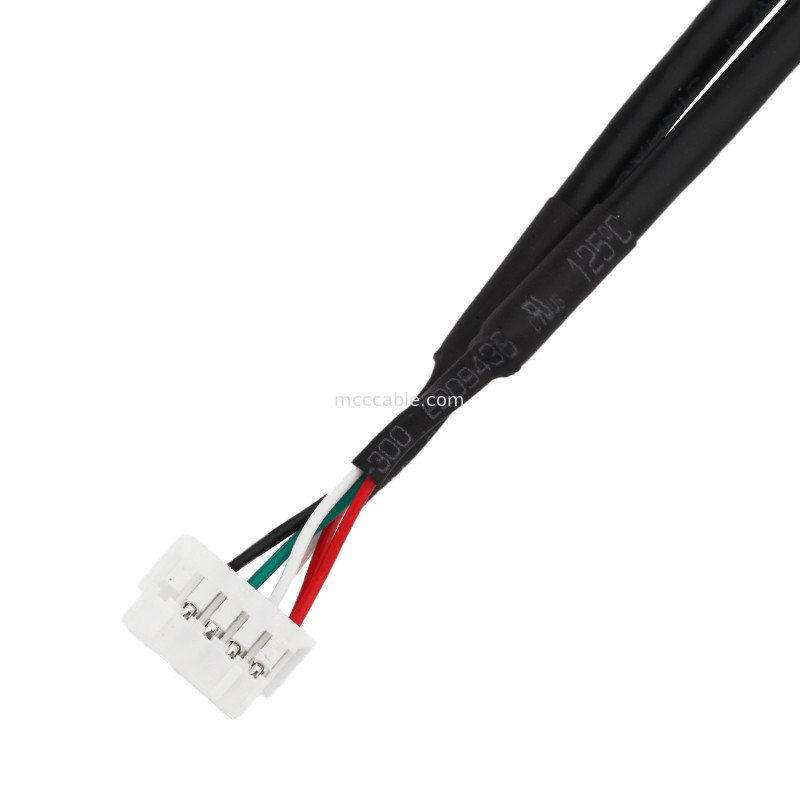 Rakitan Kabel Harness Kawat Panjang HSG 100mm 2 × 5 Pin Hitam Ke PHD-2 × 5P