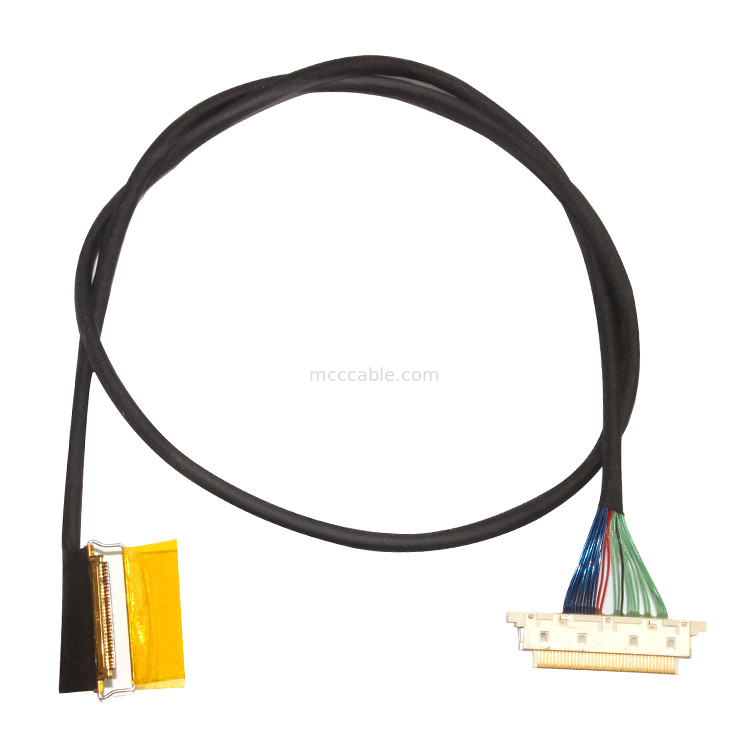 ACES 50204-040 MCC LVDS Wire Assembly ISO13485 Untuk Monitor Lcd Medis