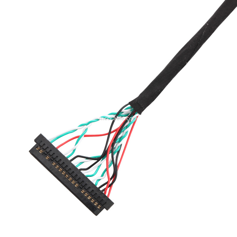 30 Pin LVDS Cable Assembly WL1258h-20P TO  DF13-2 konektor display lvds