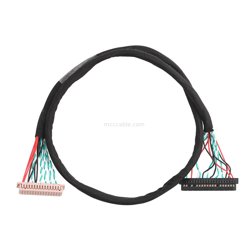 30 Pin LVDS Cable Assembly WL1258h-20P TO  DF13-2 konektor display lvds