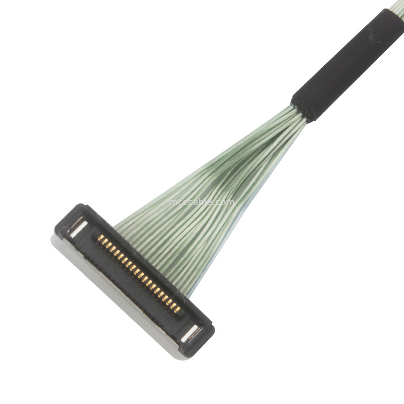 0.4mm Pitch 20380-R20T-06 Kabel Koaksial Mikro lvds kabel konektor 20P 0.4mm pitch