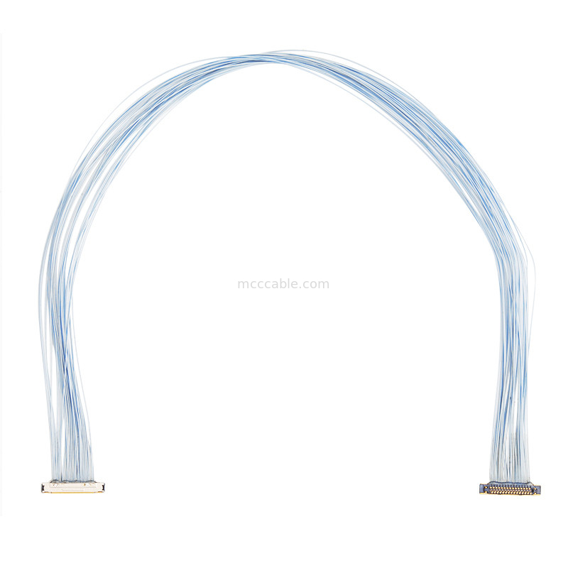 0.25mm Pitch KEL XSLS20-30 Rakitan Kabel Koaksial Mikro Untuk Kamera Pengawas