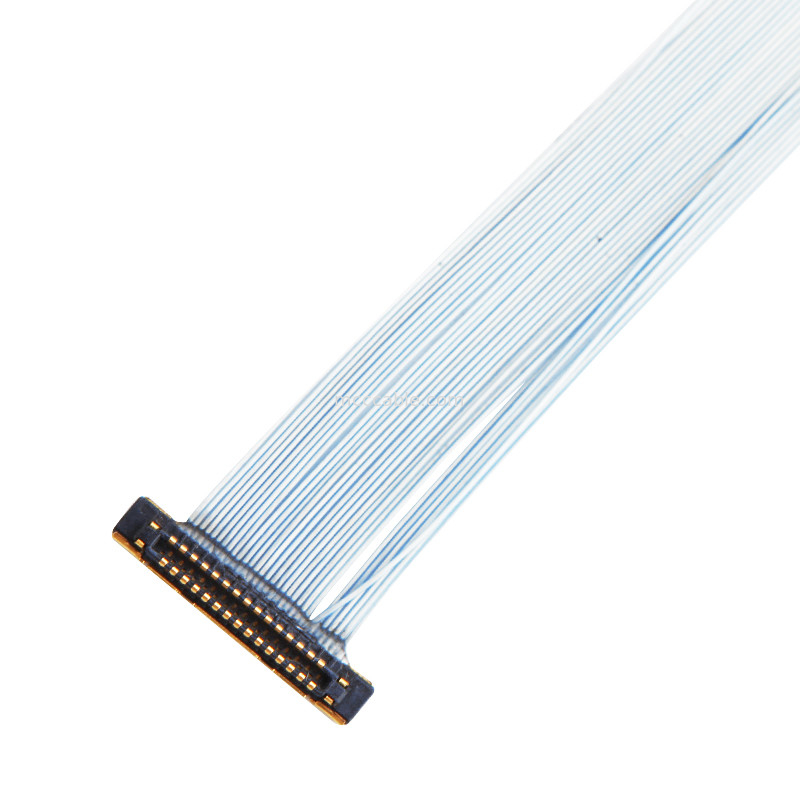 0.25mm Pitch KEL XSLS20-30 Rakitan Kabel Koaksial Mikro Untuk Kamera Pengawas