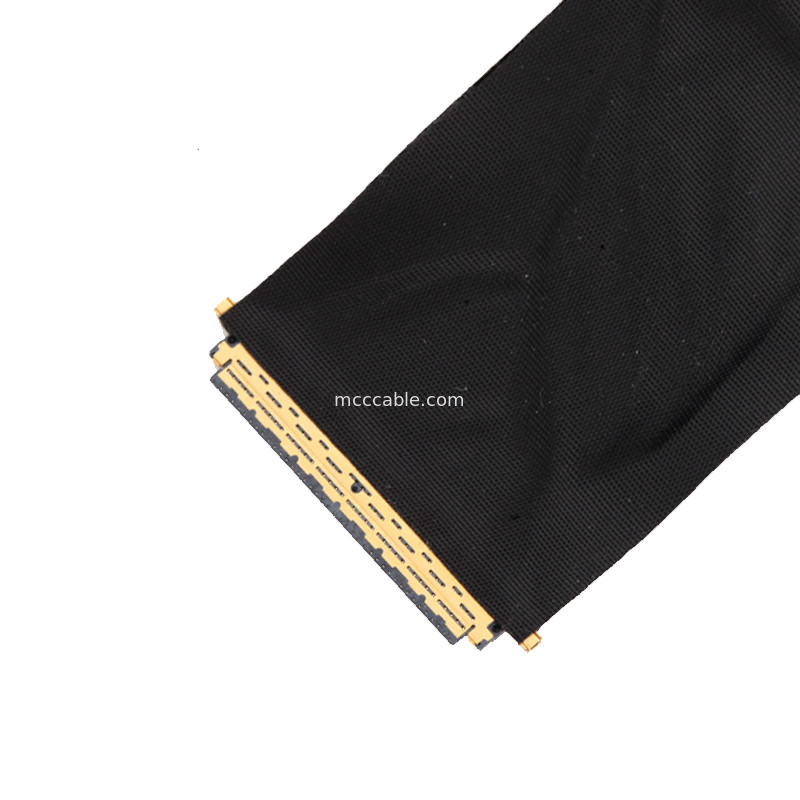 Panjang 50mm JAE HD1P040-CSH2 HD1P040MA1 LCD LVDS EDP Cable lvds 40 pin konektor kabel