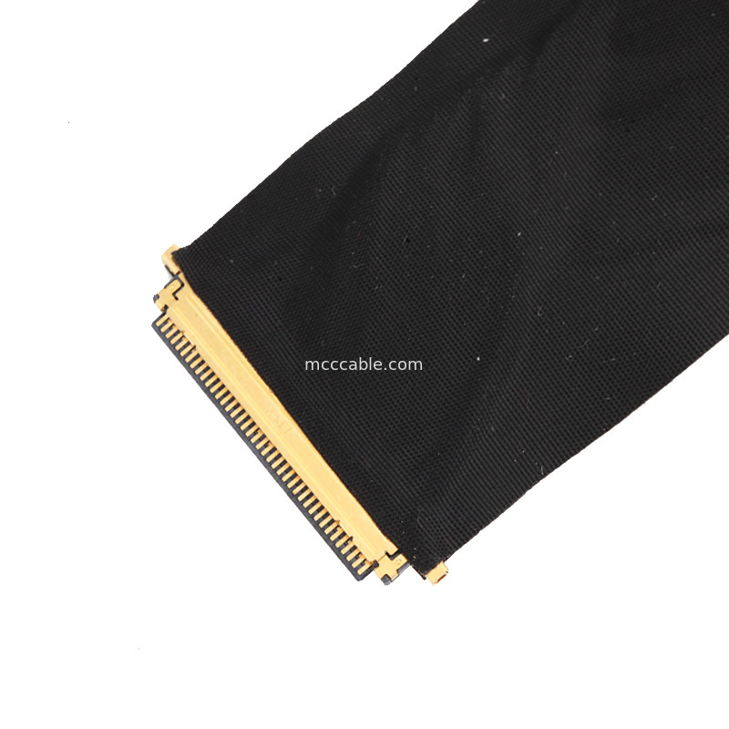 Panjang 50mm JAE HD1P040-CSH2 HD1P040MA1 LCD LVDS EDP Cable lvds 40 pin konektor kabel