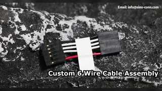 Solusi Perakitan Kabel 6 Kawat Kustom HX25402 6Y 50mm