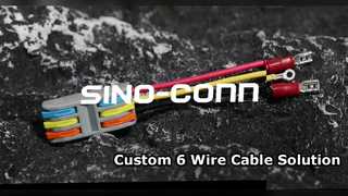 PCT-2-3 3 Tiang Tuas Mur Kawat Harness 18AWG Ikhtisar Pemutusan Cepat