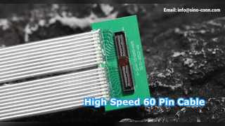 Solusi Perakitan Kabel Diferensial Kecepatan Tinggi 60 Pin
