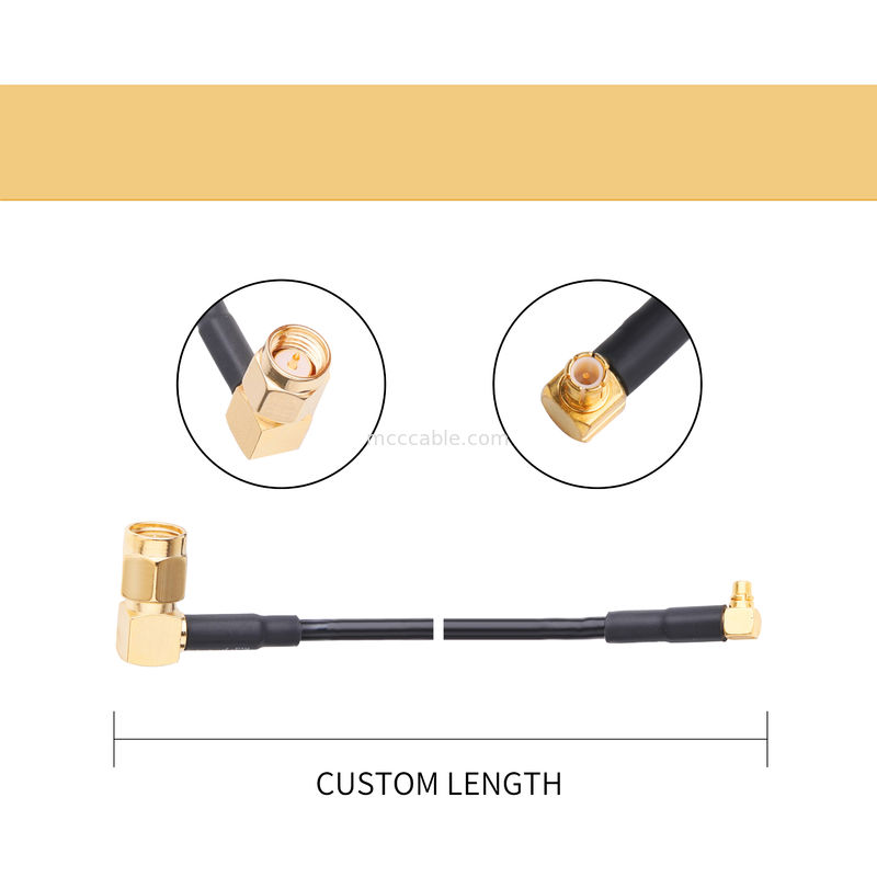 Unit Kabel Micro Rg174 R / A Sma Male Plug Ke Ra Mmcx Male Plug