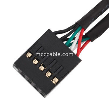 28AWG LED Harness Cable Assembly JST PHR-5P TO SH1.0 5P 1.0mm Pitch