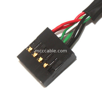 10 Pin 30AWG 2.54mm Pitch Molex Cable Assembly 150mm Panjang Molex 22-55-2101