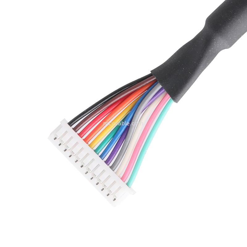 MX1.25-12P Lvds Kabel Himpunan HSGWP/N 1025-H-12P-N-HF UL20276 28AWG*12C OD 5.5mm