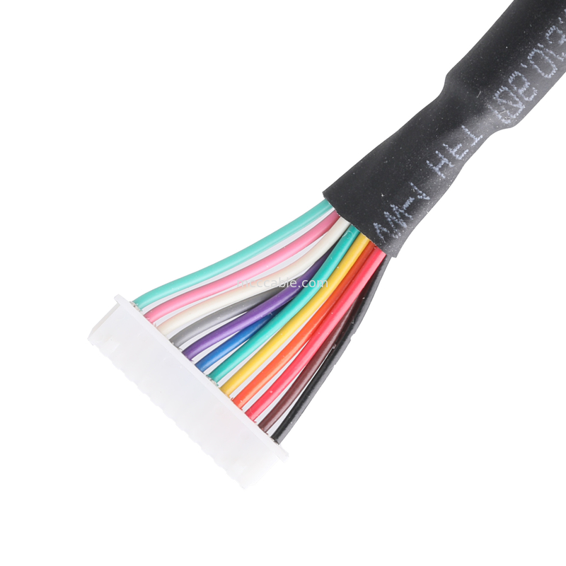 MX1.25-12P Lvds Kabel Himpunan HSGWP/N 1025-H-12P-N-HF UL20276 28AWG*12C OD 5.5mm