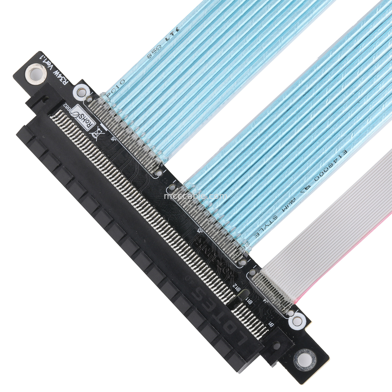 PCB Kabel koaksial sangat halus PCIE Grafis Komputer Grafis Kartu Ekstensi Adaptor Kabel