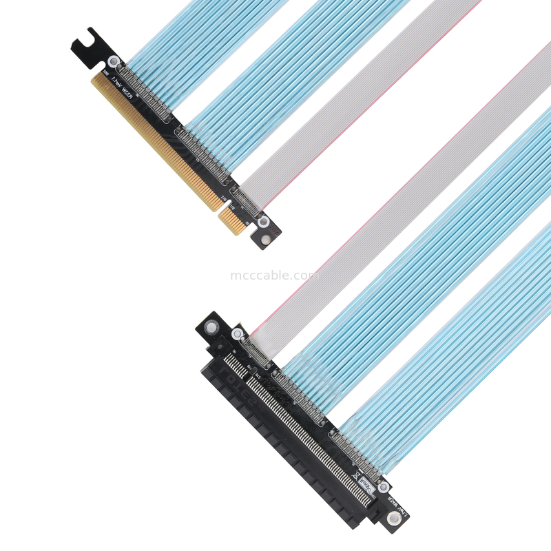 PCB Kabel koaksial sangat halus PCIE Grafis Komputer Grafis Kartu Ekstensi Adaptor Kabel