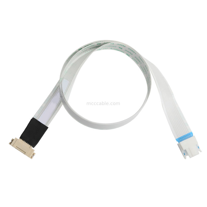 ROHS FFP/FPC 6Pin Putih IS100-L08T-C46-C Untuk HS100-L08N-N62 Hitam Pitch 1.0mm OEM/ODM