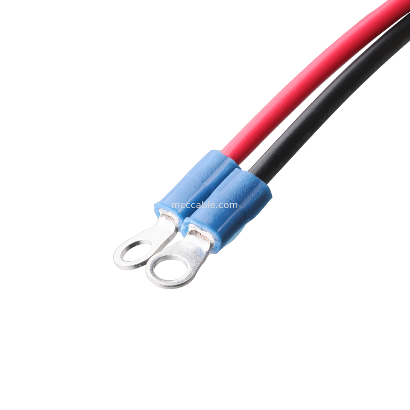Ring Terminal Kabel Konektor # 8 M4 KST RVS204 Atau KT Rv2-4S Panjang Sesuai OEM / ODM