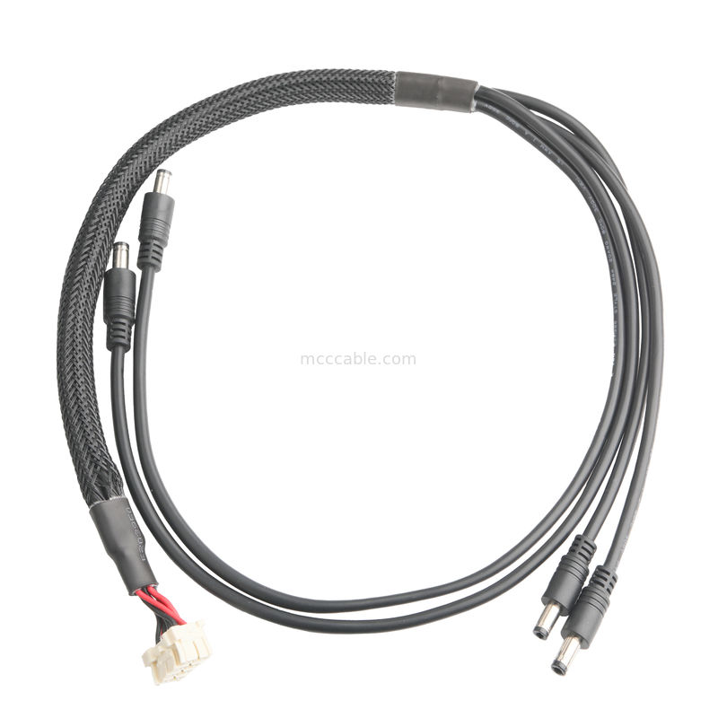 Kabel Connector 1-1971905-4 HSG*1PCS AND To DC Plug 2.5*5.5mm Solder Type PVC Pencetakan Penampilan