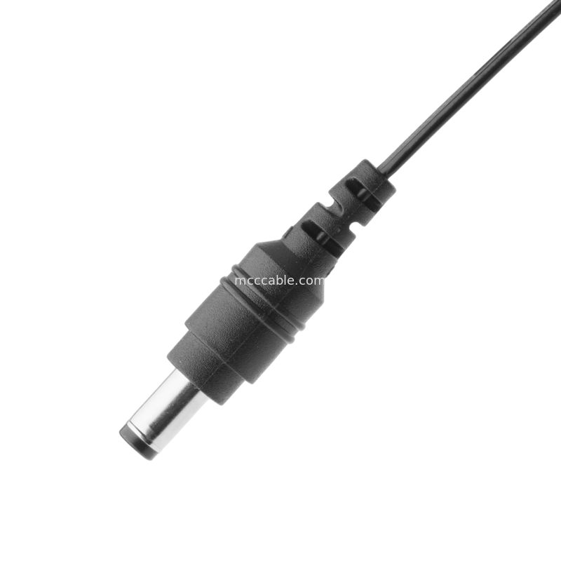 DC Plug 2.1*5.5mm Solder Type PVC Pencetakan Penampilan Untuk TE Blue Housing 2P Connector Kabel Wanita