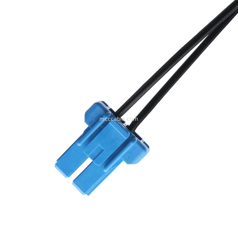 DC Plug 2.1*5.5mm Solder Type PVC Pencetakan Penampilan Untuk TE Blue Housing 2P Connector Kabel Wanita