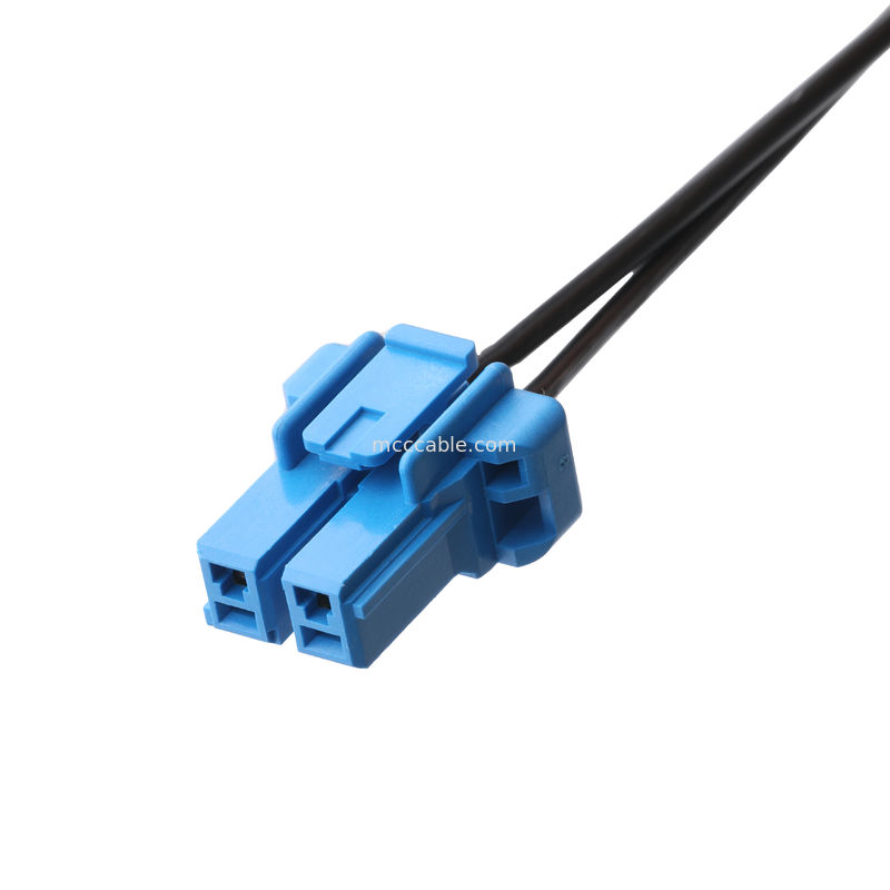 DC Plug 2.1*5.5mm Solder Type PVC Pencetakan Penampilan Untuk TE Blue Housing 2P Connector Kabel Wanita