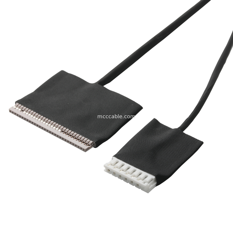 Micro Coaxial 20453-230T Untuk DF14-30P Dan JST EH-7P 30P Kabel Majelis 0.5mm Pitch OEM / ODM