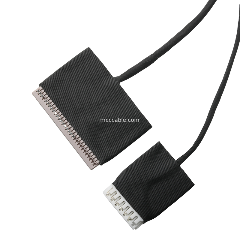 Micro Coaxial 20453-230T Untuk DF14-30P Dan JST EH-7P 30P Kabel Majelis 0.5mm Pitch OEM / ODM
