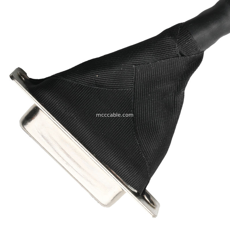 Lvds Kabel Himpunan  DF13-40Pin Pitch 1.25mm untuk HD-SUB 26P FEMALE SLODER UL 1007 20AWG Kabel OEM / ODM