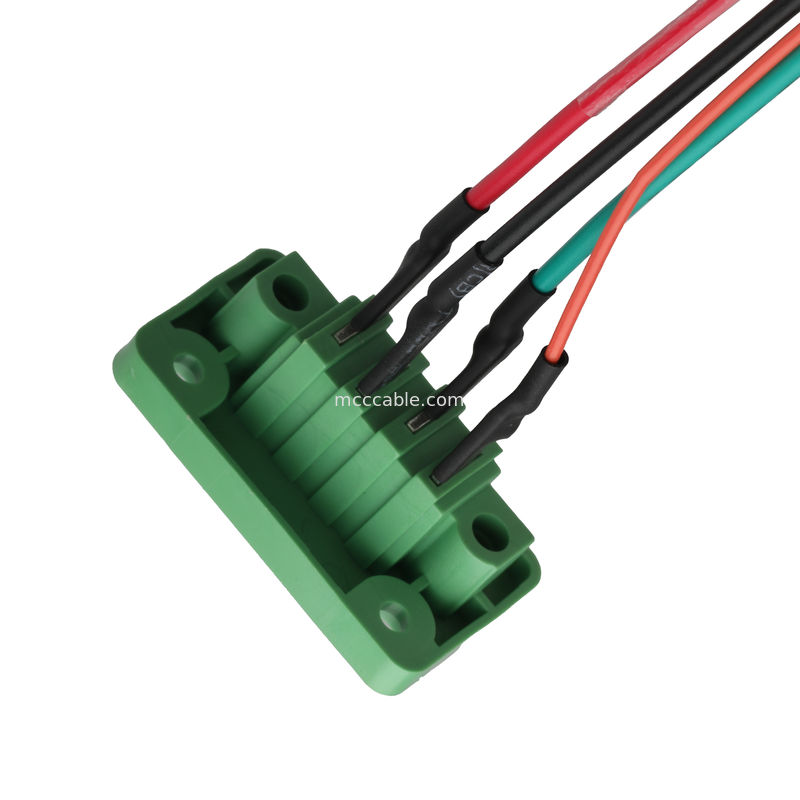 DFK-MC JL15CDGV-3.81 4Pin ke MX1.25-12Pin dan UL Lobel Melalui blok terminal dinding