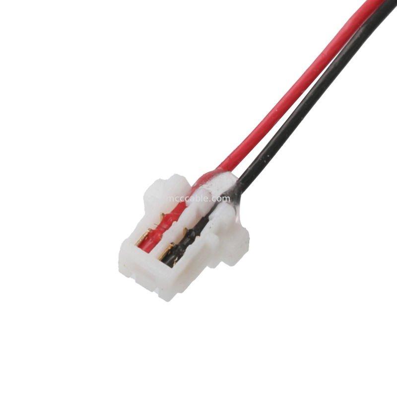 JST Wire Harness 0.8mm pitch 2P Kontak Menghadap ke NSHR-6P 1.0mm gesper Wadah Disconnectable Crimp