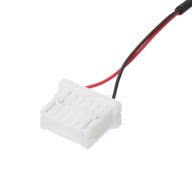 JST Wire Harness 0.8mm pitch 2P Kontak Menghadap ke NSHR-6P 1.0mm gesper Wadah Disconnectable Crimp