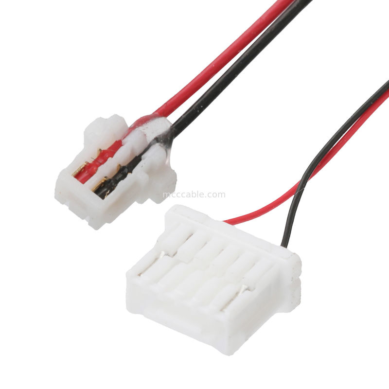 JST Wire Harness 0.8mm pitch 2P Kontak Menghadap ke NSHR-6P 1.0mm gesper Wadah Disconnectable Crimp