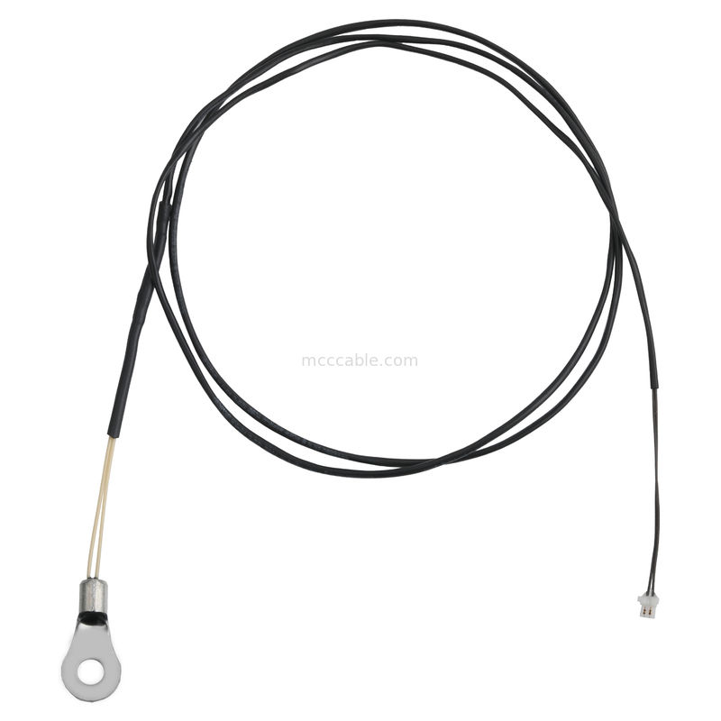 M8 Thermistors NTC 10K ohm 1% SENSOR ke kontak 2P Face UP UL10064 32#AWG Kabel OEM/ODM