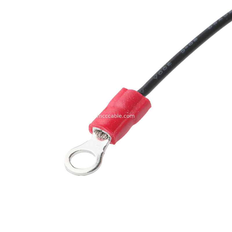 IDC FC-10P dan TER M4 pitch 1.27mm Konektor kabel tanah dengan kawat cincin UL2651 28AWG kabel OEM / ODM