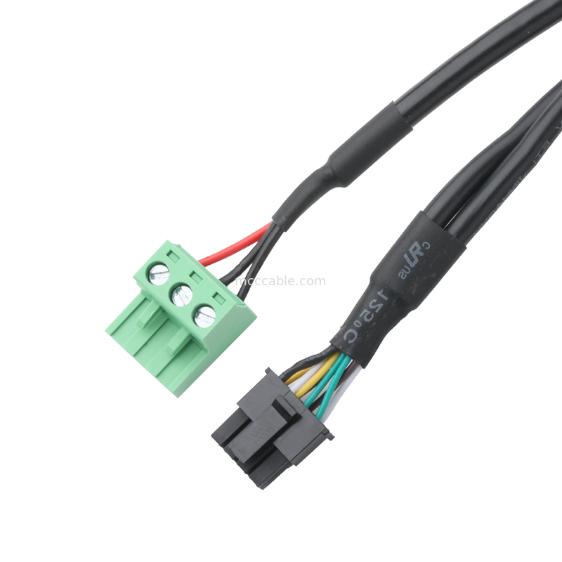 Konektor Kabel Industri yang disesuaikan DB-15P Wanita ke HSG 43025-0800 pitch 3.0mm dan 691352710003 pitch 5.8mm
