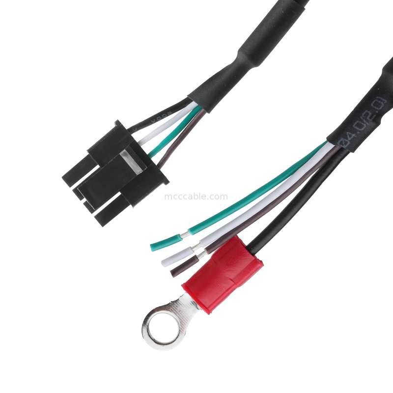 HSG 43645-0400 MX3.0-4P Untuk kabel Semi stripped dan ring grounding collar LVDS kabel perakitan OEM / ODM