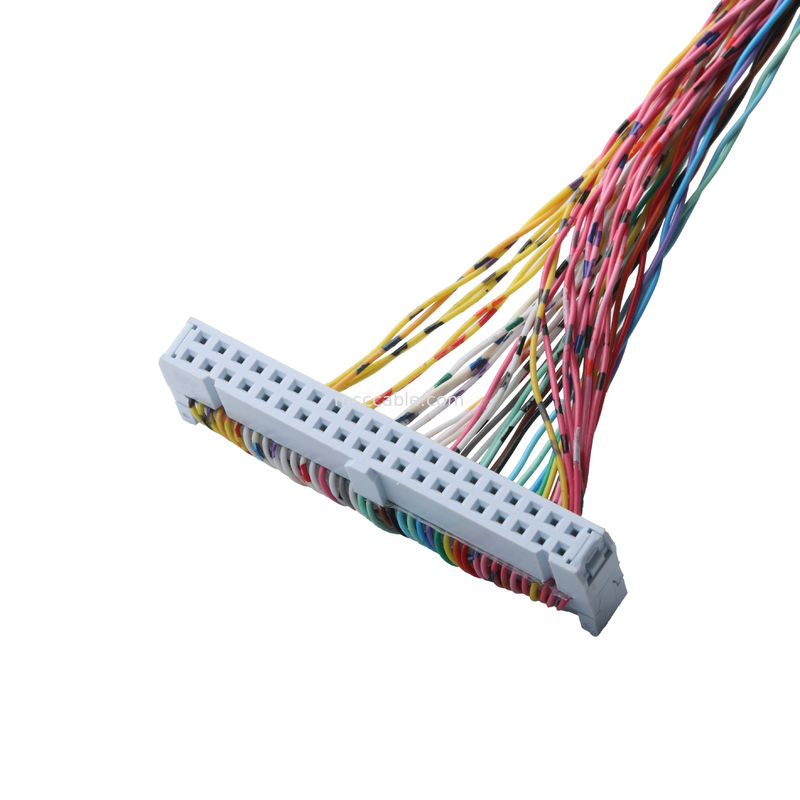 Konektor 89140-0101 RCPT 40P IDC 26-28AWG GOLD Straight-Through, NPT Hubs dengan Integrated Sealing Ring