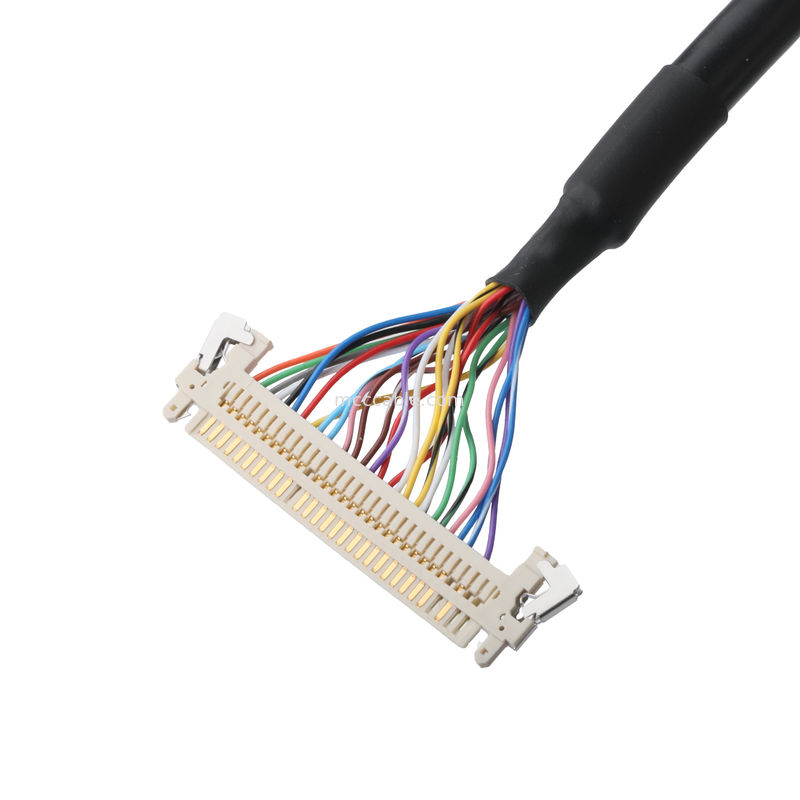 DF20A-50DS-1C dan Molex 0510210800 ke JAE FI-X30HL 30Pin lvds edp kabel konektor OEM / ODM