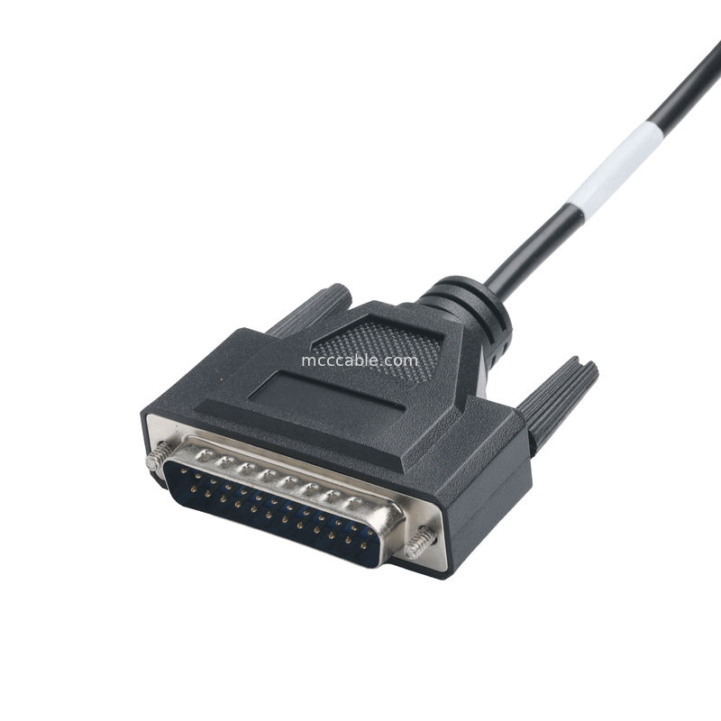 CLEAR PVC 30P D-SUB FEMALE untuk GX12 M12-2P konektor Konektor Custom Kabel Majelis OEM / ODM