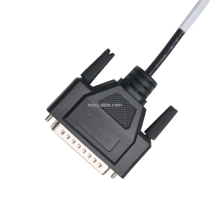 CLEAR PVC 30P D-SUB FEMALE untuk GX12 M12-2P konektor Konektor Custom Kabel Majelis OEM / ODM