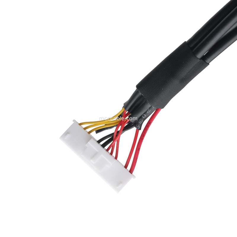 XHB-12P Untuk M8 CONN Kabel Majelis Dan DC CONN Atau 43025-0400 CONN Pitch 3.0mm OEM / ODM