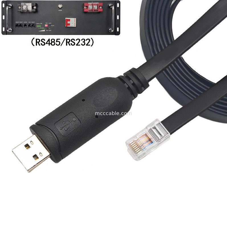 USB-A Ke RS485 RJ45 Serial Kabel 8P8C Kompatibel Dengan RS485 Komunikasi Konfigurasi Debugging Line