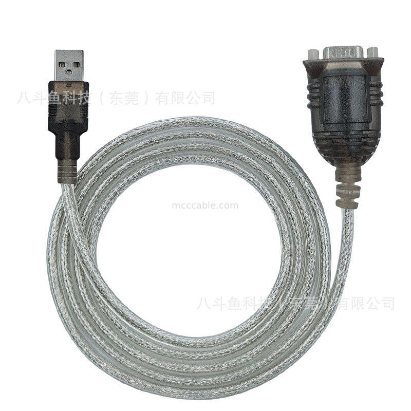 PL2303GT RS232 kabel serial usb ke DB9 pin jantan COM kabel serial USB mendukung OEM / ODM